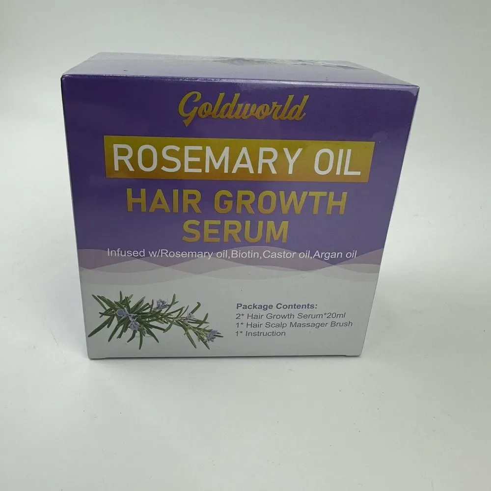 Rosemary Oil for Hair Growth,2‎ Pack Hair Growth Serum Products w/Scalp Massager